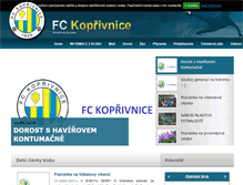 Tablet Screenshot of fckoprivnice.cz